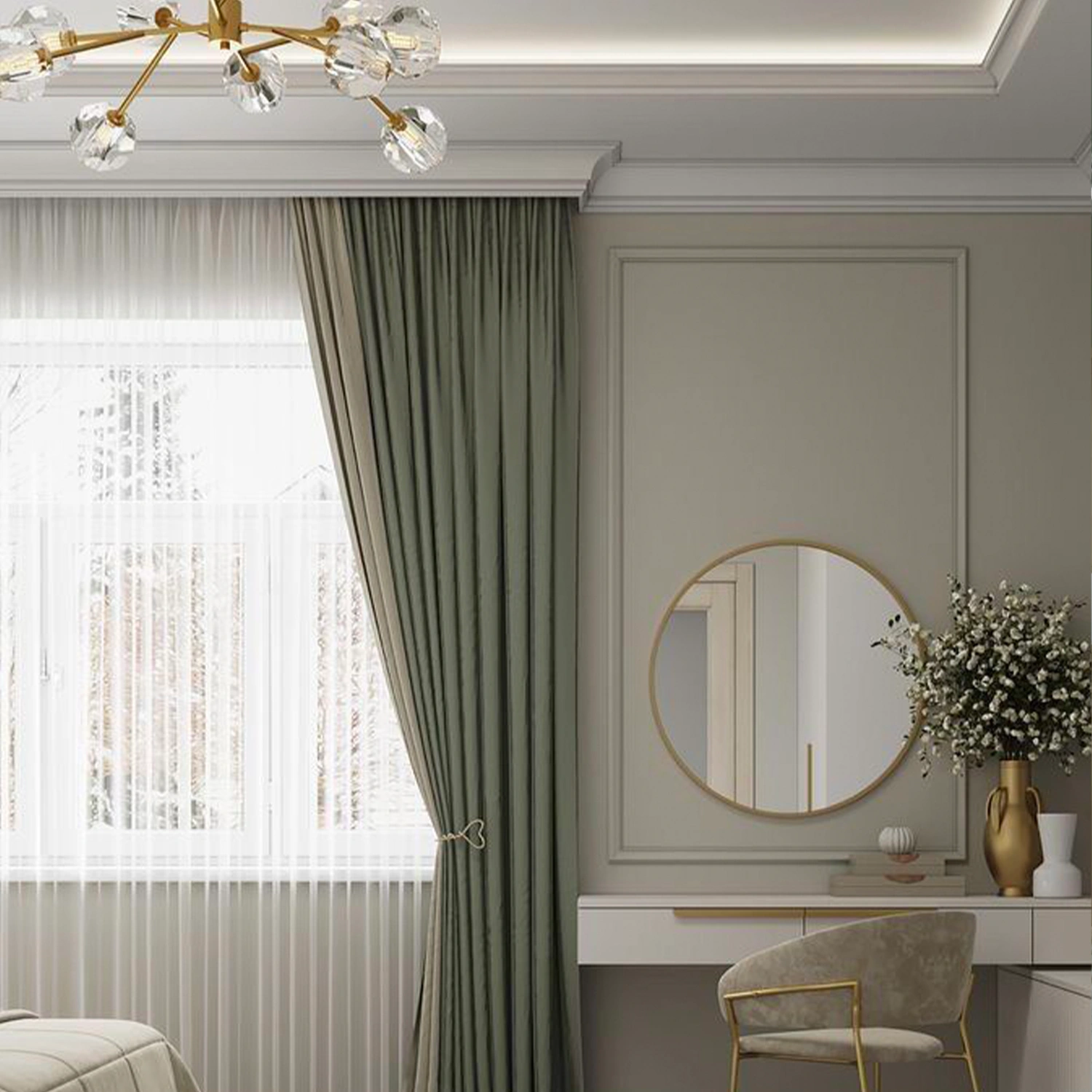 Artisan working on a piece of furniture